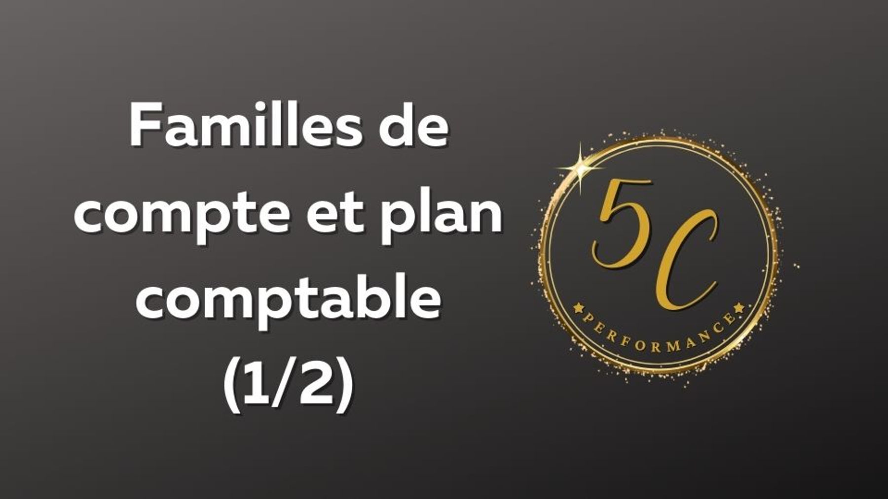 C2.1 - Famille de compte et plan comptable